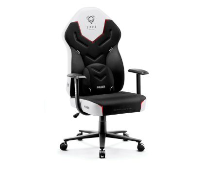 Fotel gamingowy DIABLO Chairs X-GAMER 2.0 Normal Size czarno-biały